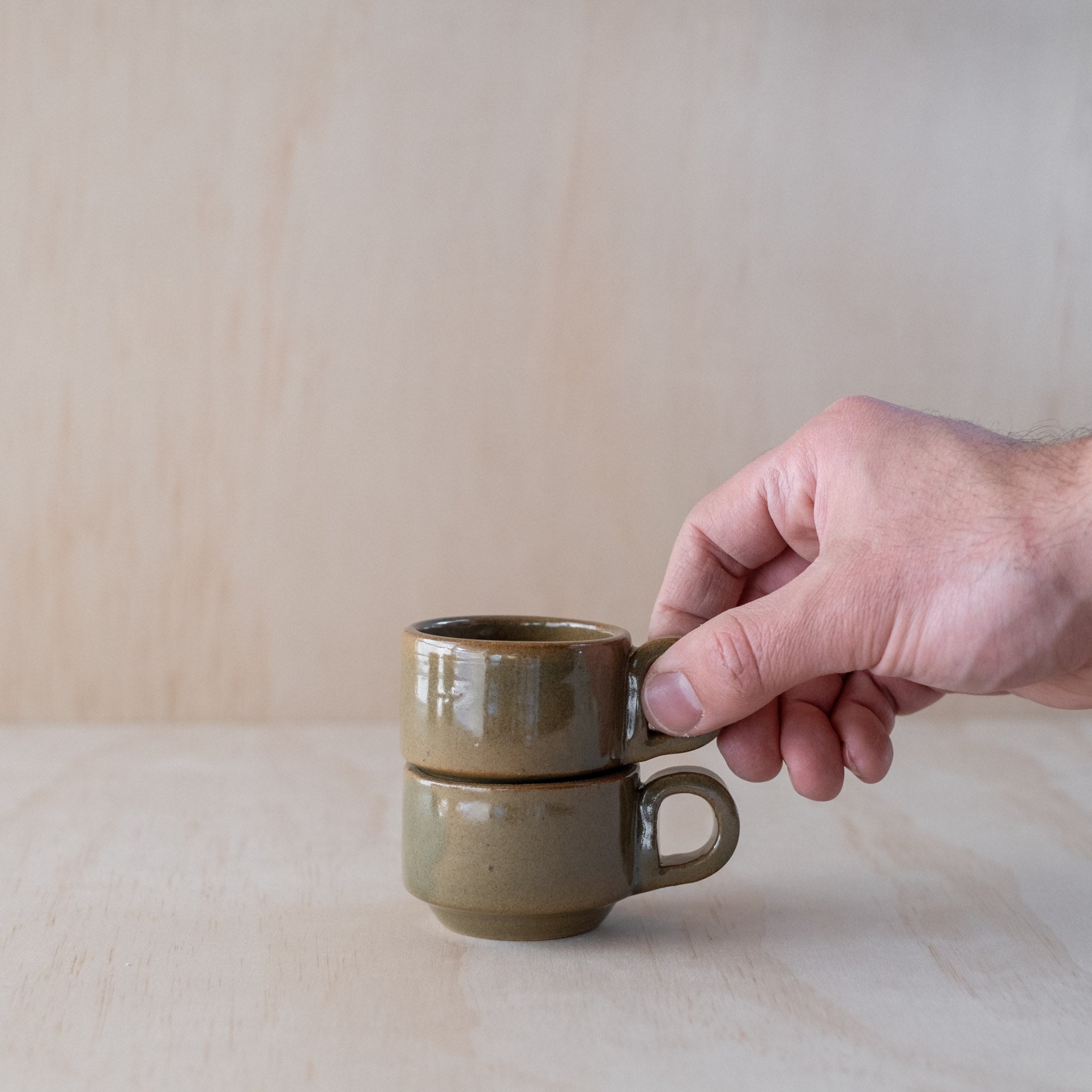 Stacking Espresso Cup, Green