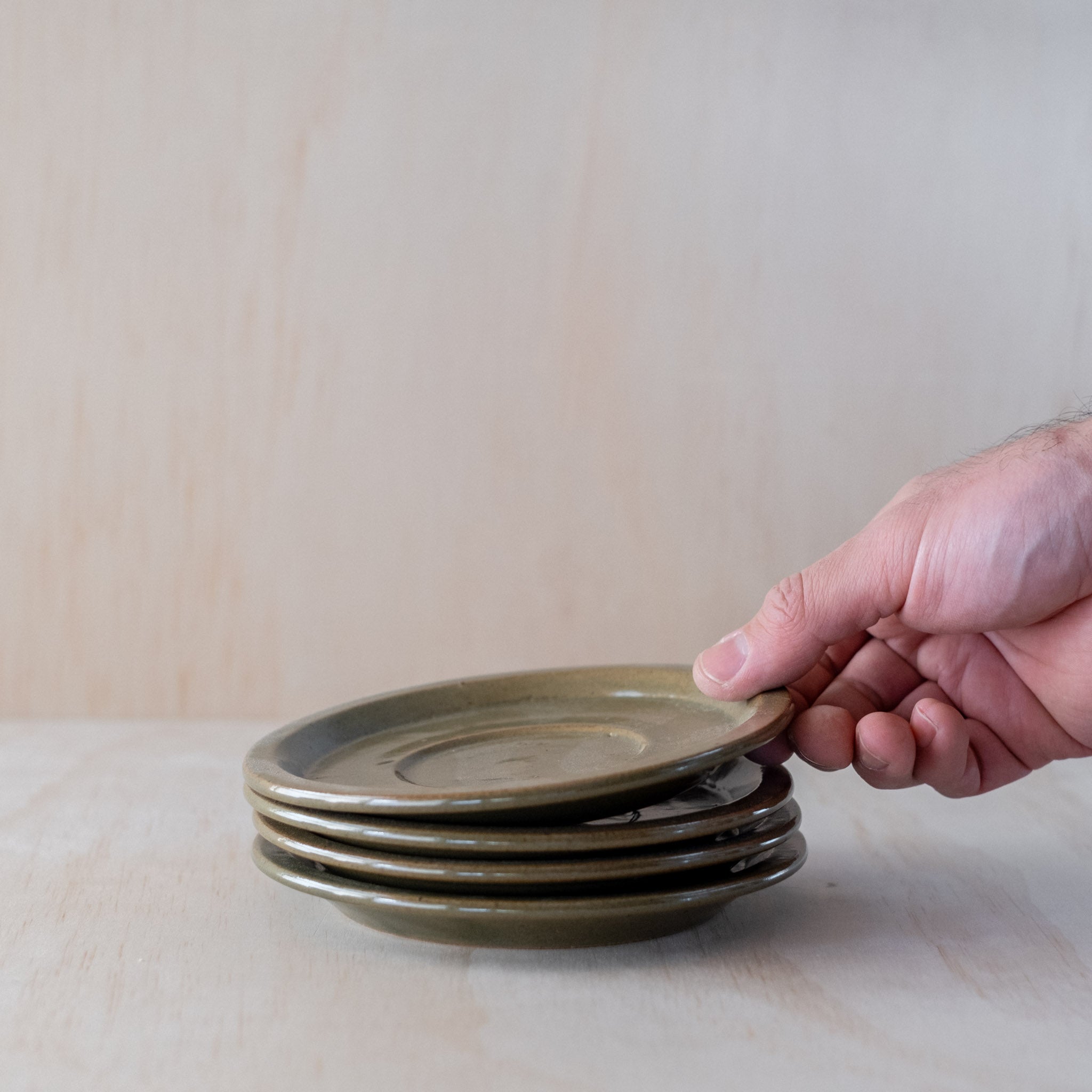 Large Saucer, Green