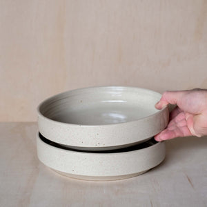 Large Stacking Bowl, Beige