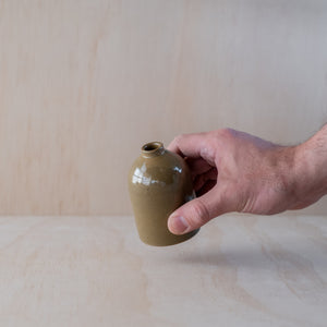 Small Bottle Vase, Green