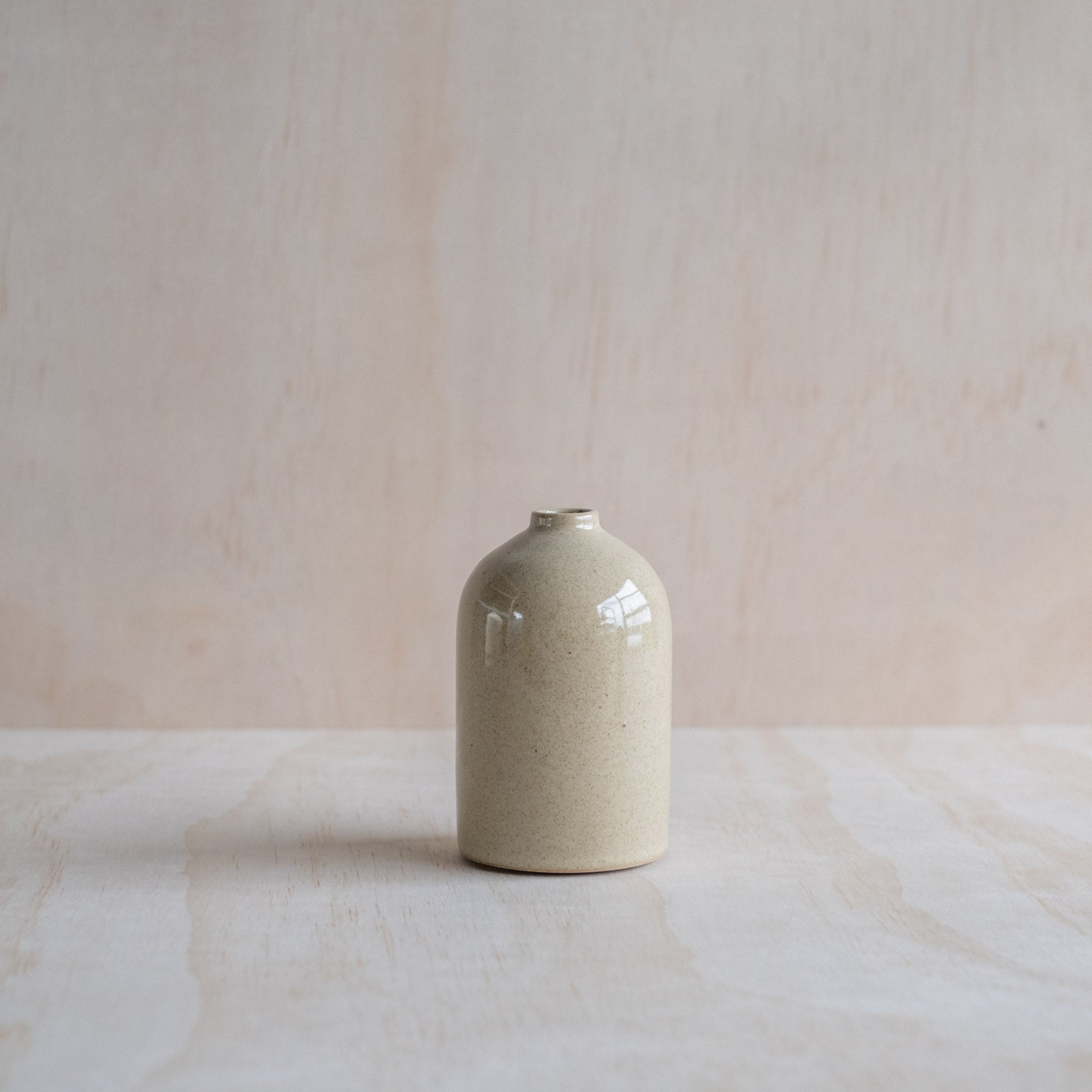 Medium Bottle Vase, Sand