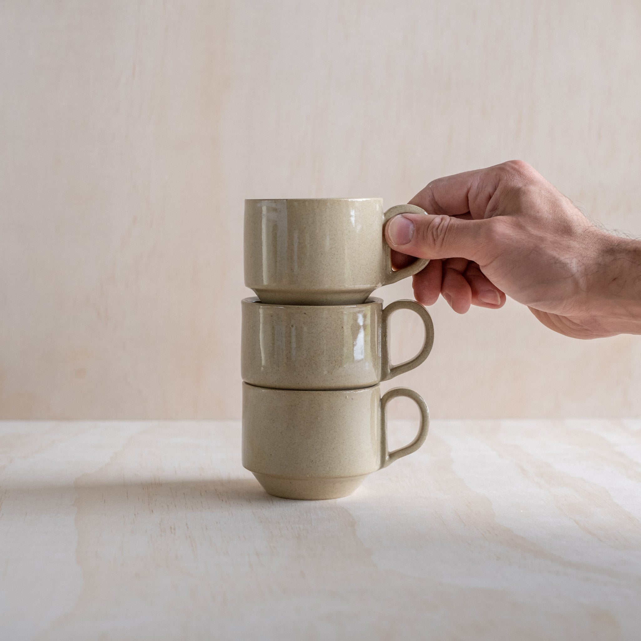 Stacking Mug, Sand