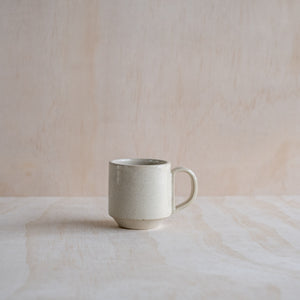 Tall Stacking Mug, Beige